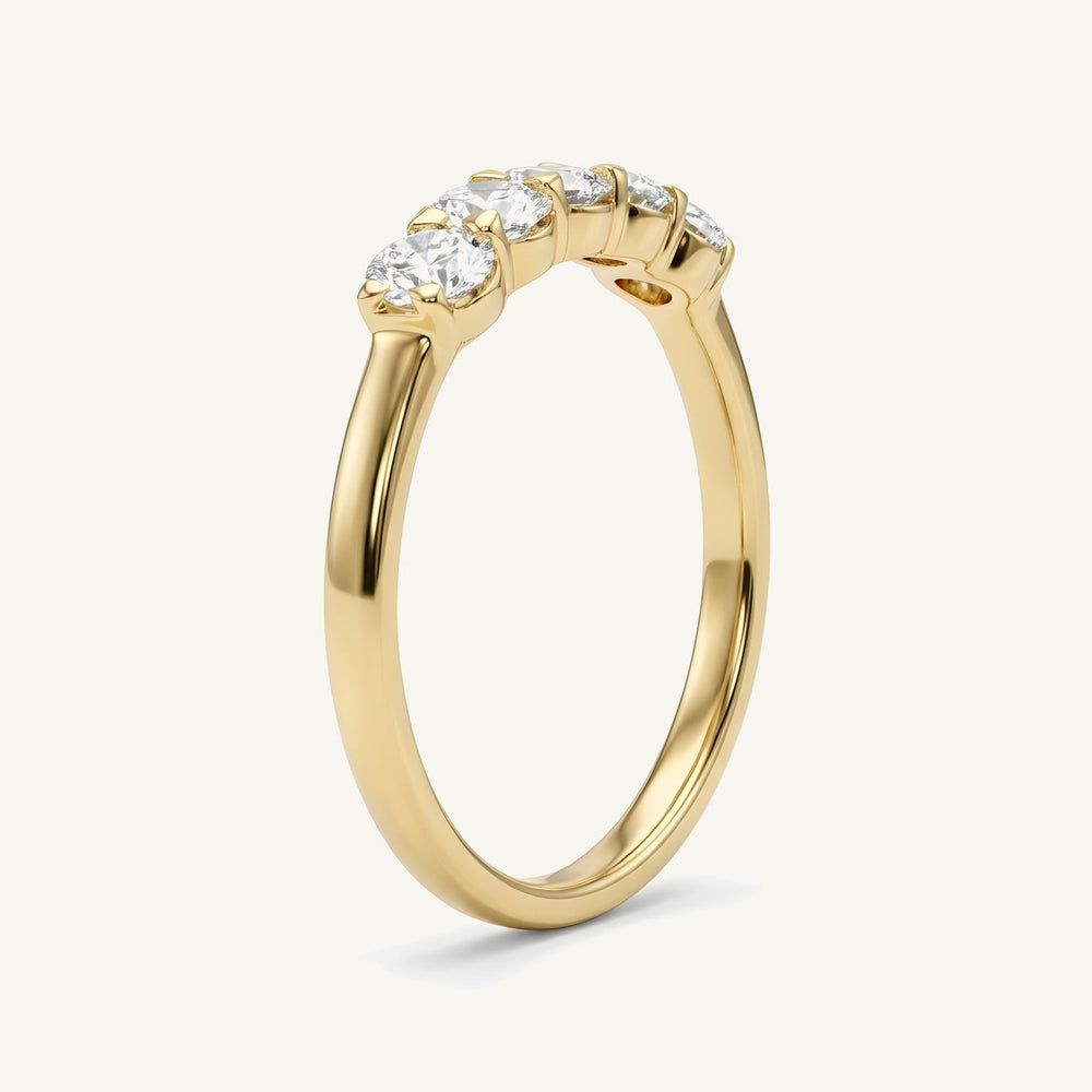 Five-Stone Oval Lab-Grown Diamond Band